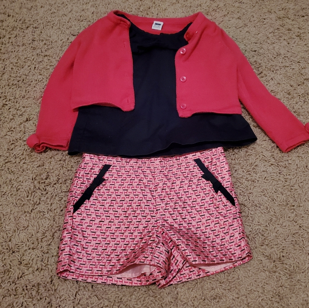 3pc Janie and Jack designer set. Size 18m